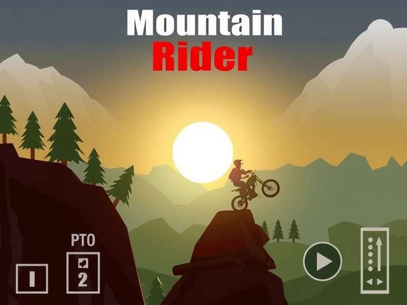Mountain Rider Pro Game Screenshot